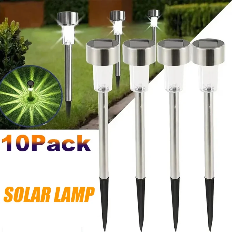 Bollard Light Garden - Solar Outdoor Lights Garden Lamp Solar
