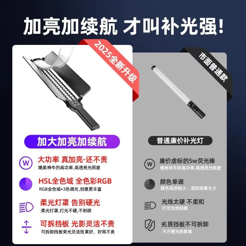 Outdoor Lighting In Photography - Portable RGB LED Light Stick Handheld