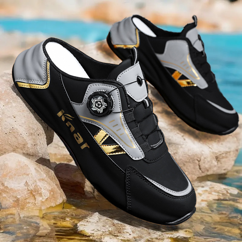 Outdoor Lighting Switch - A Pair of Men's Fashionable Sandals,