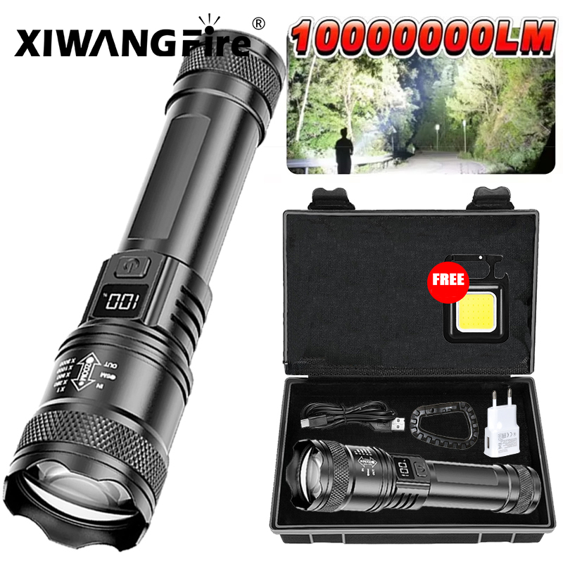 Outdoor Lighting Bollards - Ultra Bright LED Flashlight 2000LM Type-C