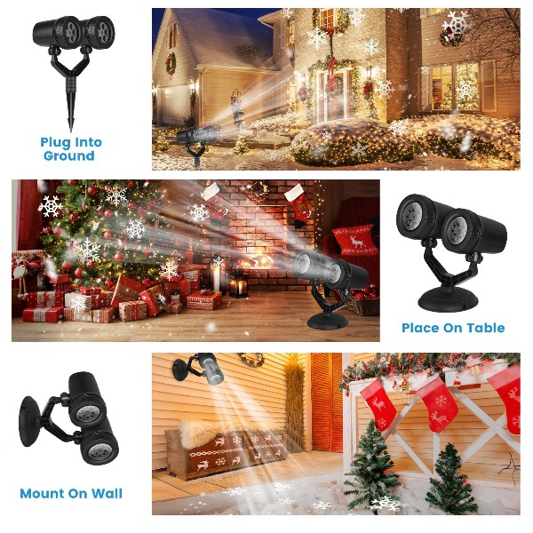 Christmas Snowflake Projector  - Xmas Outdoor Lighting Decorations review and price