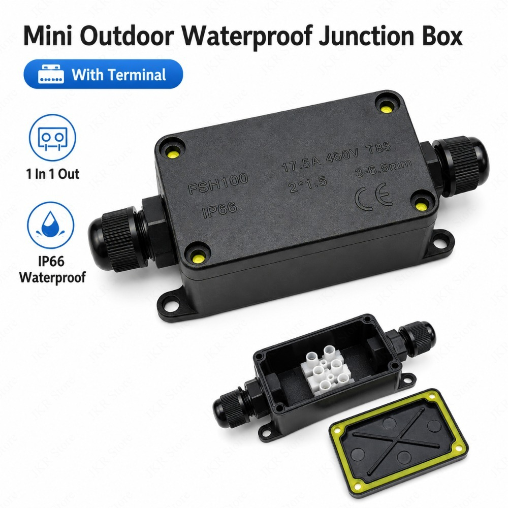 2 Way Outdoor IP66 Waterproof  - Outdoor Lighting Wire Connectors review and price