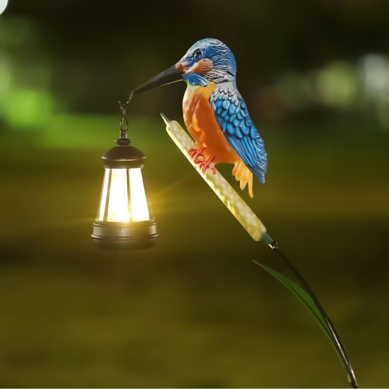 Solar Powered Kingfisher Light - Bollard Light Garden review and price