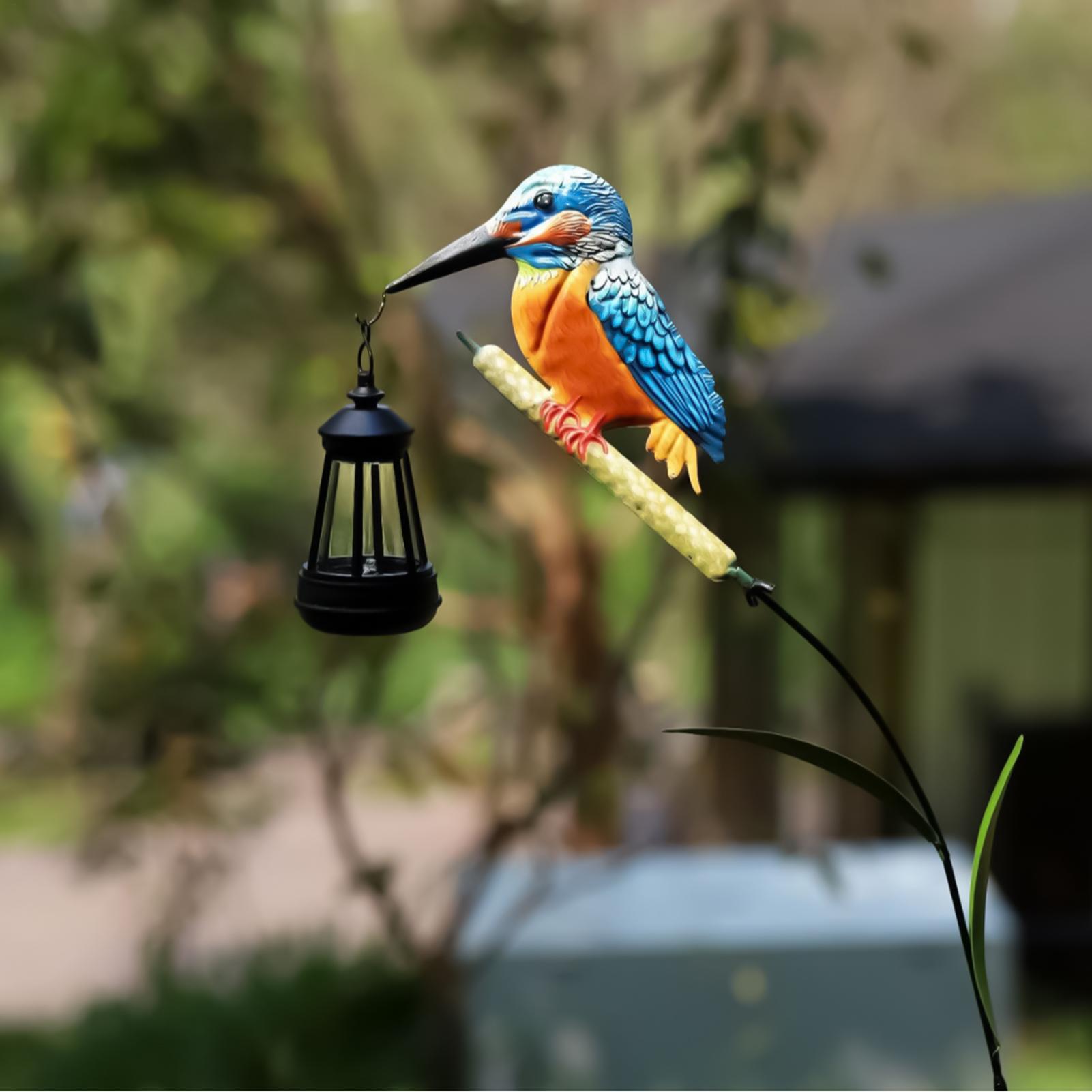 Solar Powered Kingfisher Light - Bollard Light Garden review and price