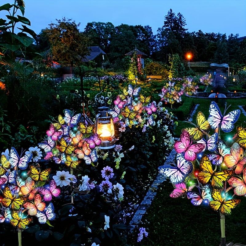 Solar LED Butterfly Garden Lig - Bollard Light Garden review and price