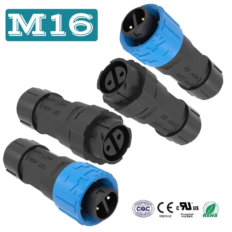2Pin M16 Power Connector Self- - Outdoor Lighting Wire Connectors review and price