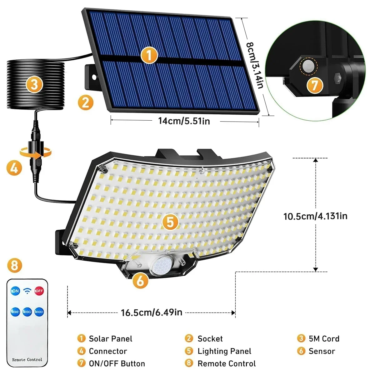 234LED Solar Outdoor Lights Mo - Outdoor Lighting Garden review and price
