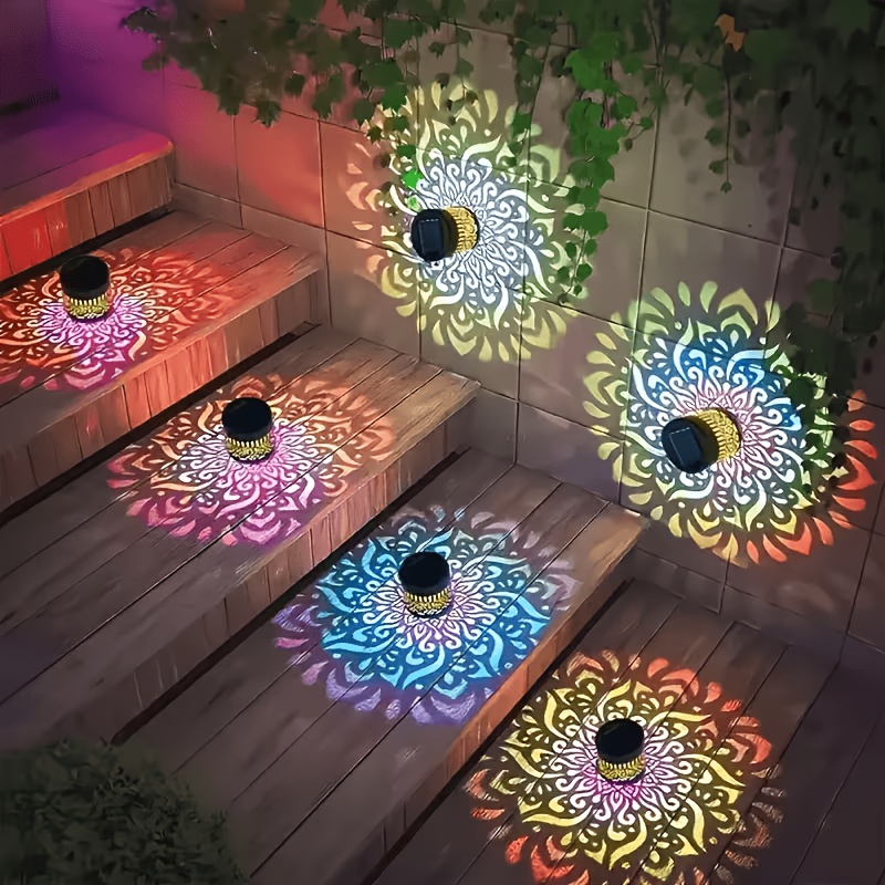 1/2/4 Packs Solar Fence Lights - Outdoor Lighting Wall review and price