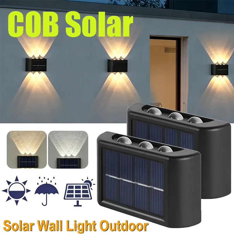 COB Solar Wall Lamp Outdoor Wa - Outdoor Lighting Garden review and price