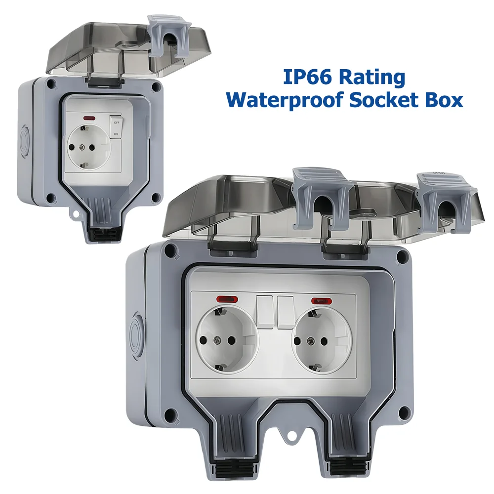 European-Style Outdoor Socket  - Outdoor Lighting Switch review and price