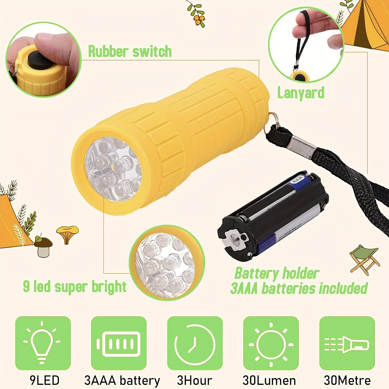Mini Portable Flashlight Nine  - Outdoor Lighting Bollards review and price