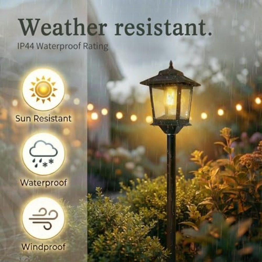 Outdoor Solar Post Lights, 2-P - Outdoor Lighting Lamp review and price