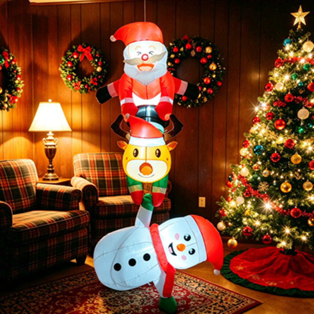 8FT Christmas Inflatable Snowm - Xmas Outdoor Lighting Decorations review and price