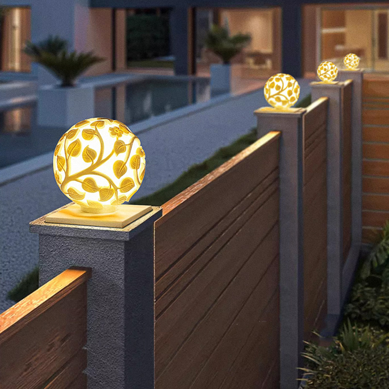 Outdoor column lights solar LE - Outdoor Lighting Lamp review and price