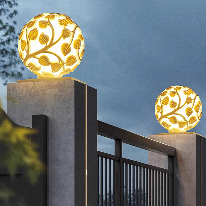 Outdoor column lights solar LE - Outdoor Lighting Lamp review and price
