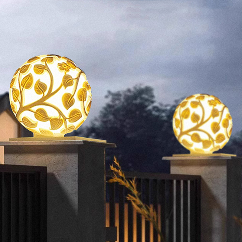 Outdoor column lights solar LE - Outdoor Lighting Lamp review and price