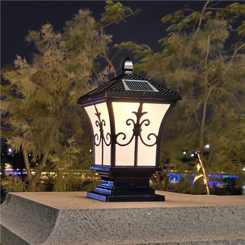 3X LED Solar Post Light Outdoo - Outdoor Lighting Dusk To Dawn review and price