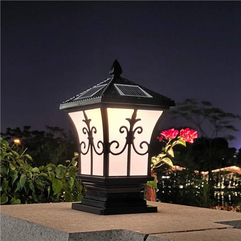 3X LED Solar Post Light Outdoo - Outdoor Lighting Dusk To Dawn review and price