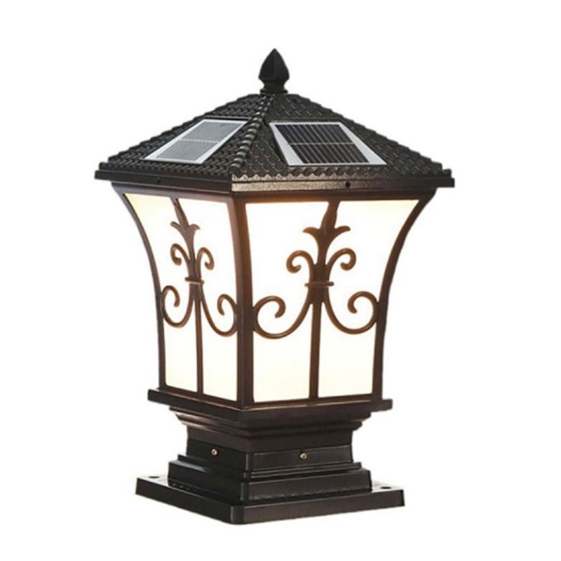 3X LED Solar Post Light Outdoo - Outdoor Lighting Dusk To Dawn review and price