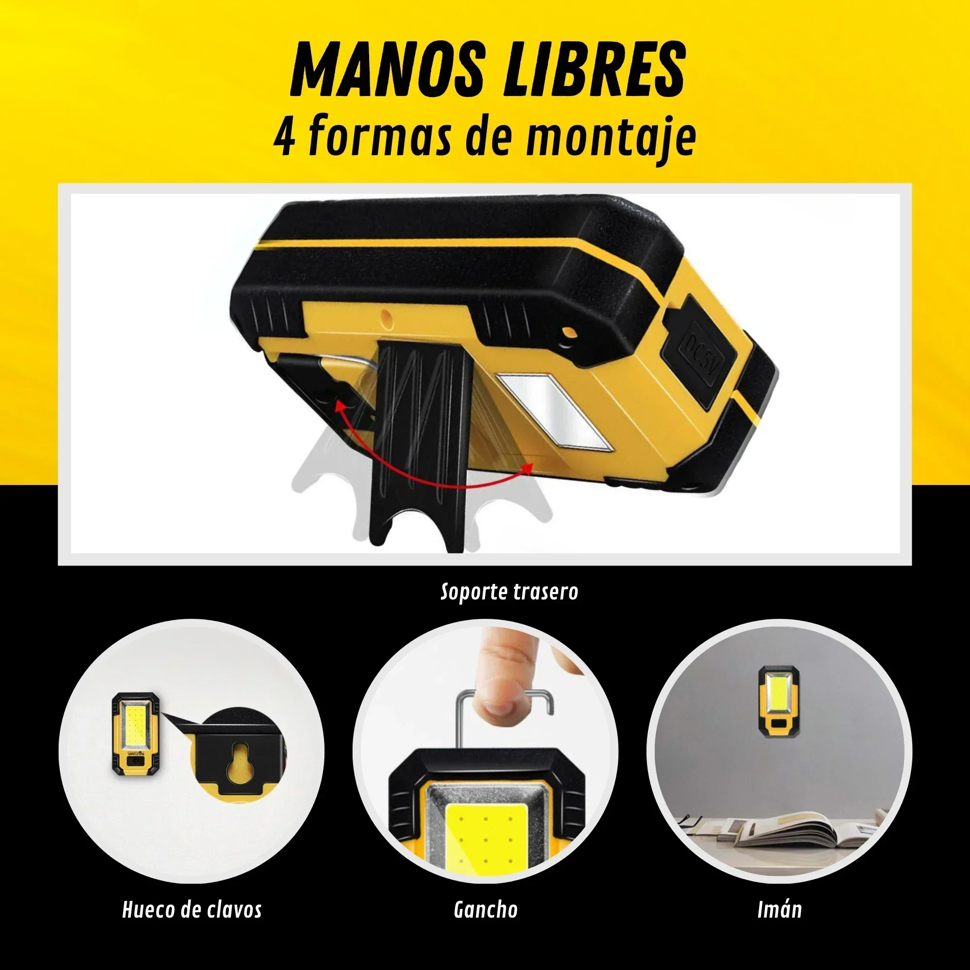 Rechargeable 4000MaH Work Ligh - Outdoor Lighting Bollards review and price