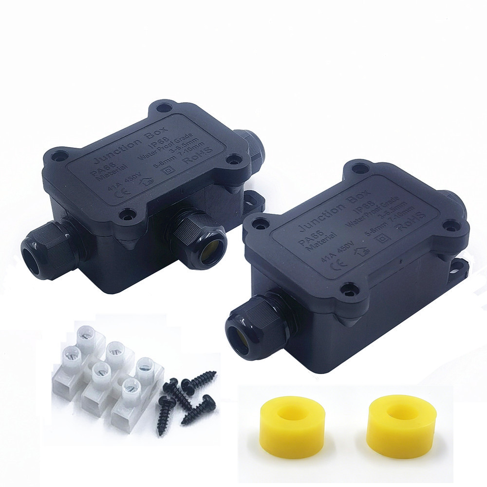IP68 Waterproof Junction Box 2 - Outdoor Lighting Wire Connectors review and price