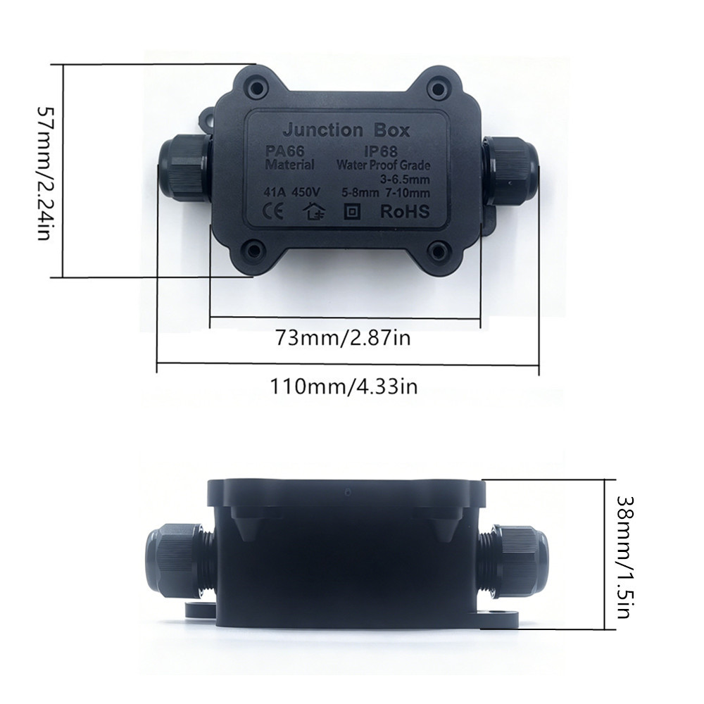 IP68 Waterproof Junction Box 2 - Outdoor Lighting Wire Connectors review and price