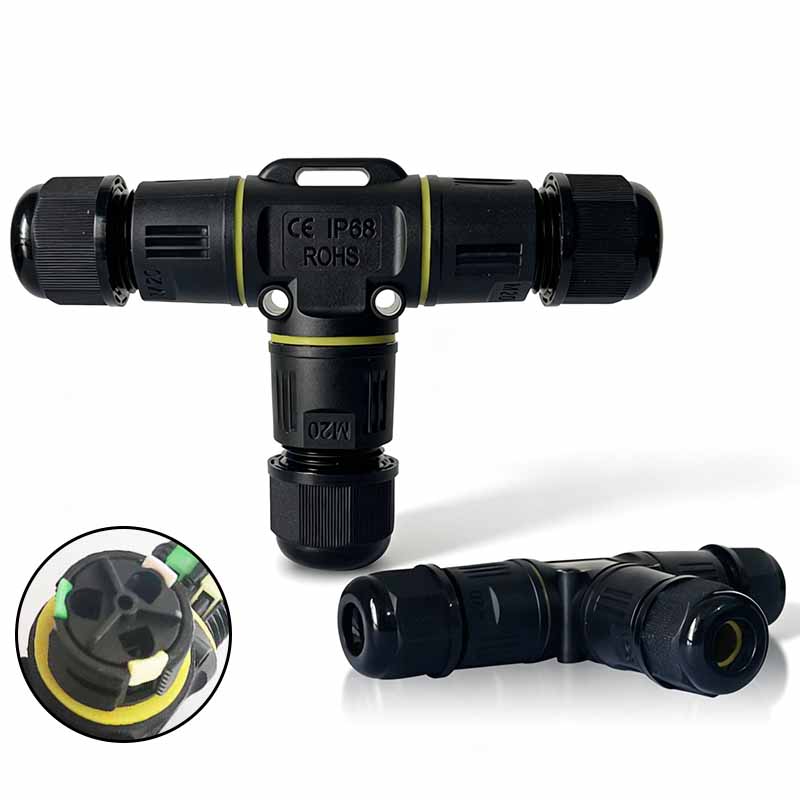 IP68 Waterproof T-Type Cable C - Outdoor Lighting Wire Connectors review and price