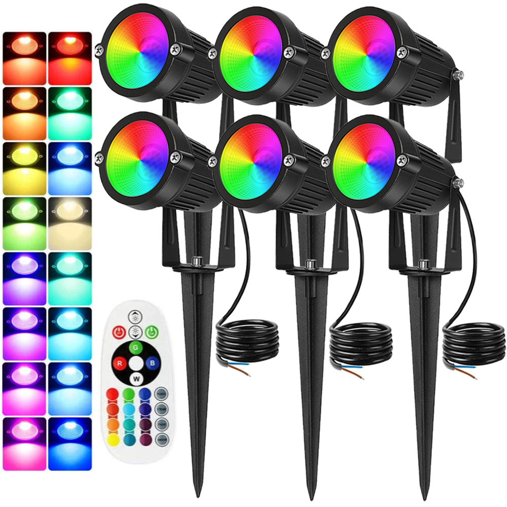 RGBW Landscape Lighting 10W wi - Outdoor Lighting Garden review and price