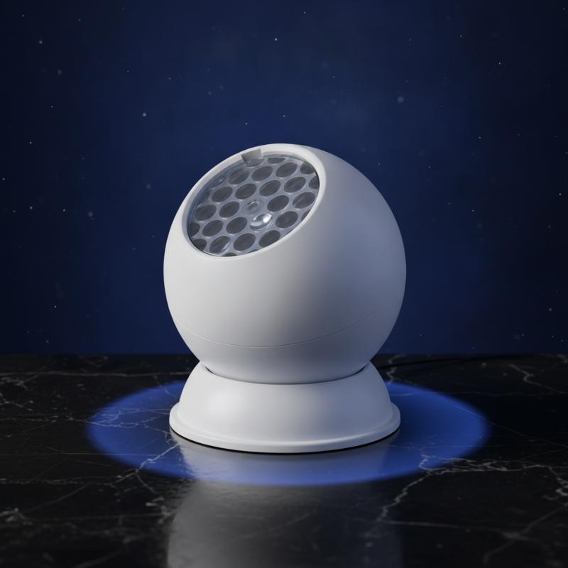 360° Rotating LED Snowflake Pr - Xmas Outdoor Lighting Decorations review and price
