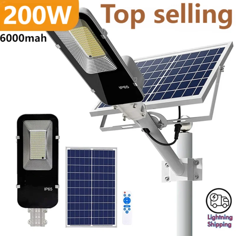 200W Powerful Solar Light Outd - Outdoor Lighting Dusk To Dawn review and price
