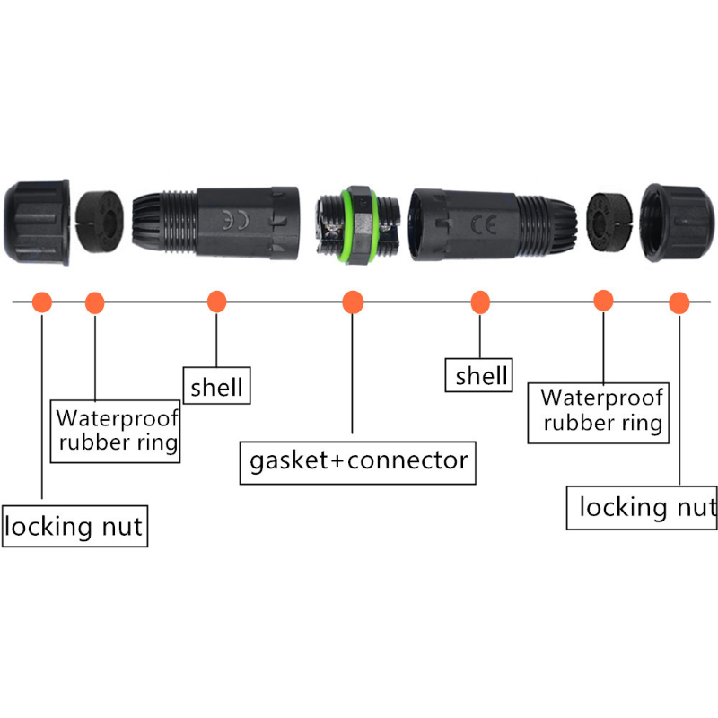 M16 Waterproof Cable Connector - Outdoor Lighting Wire Connectors review and price