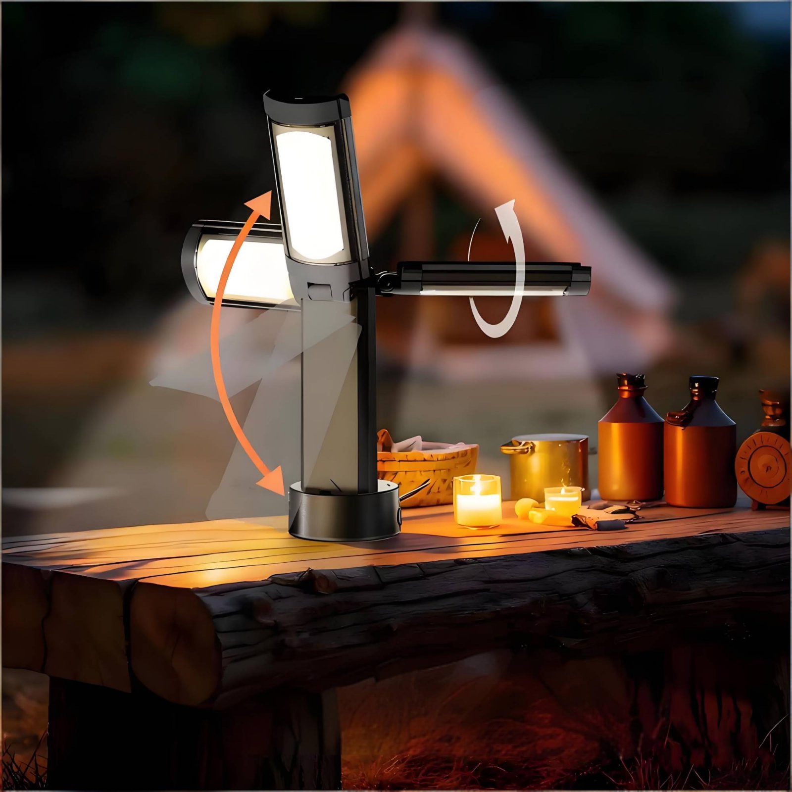 Telescopic Tent Lamp Adjustabl - Outdoor Lighting Lamp review and price