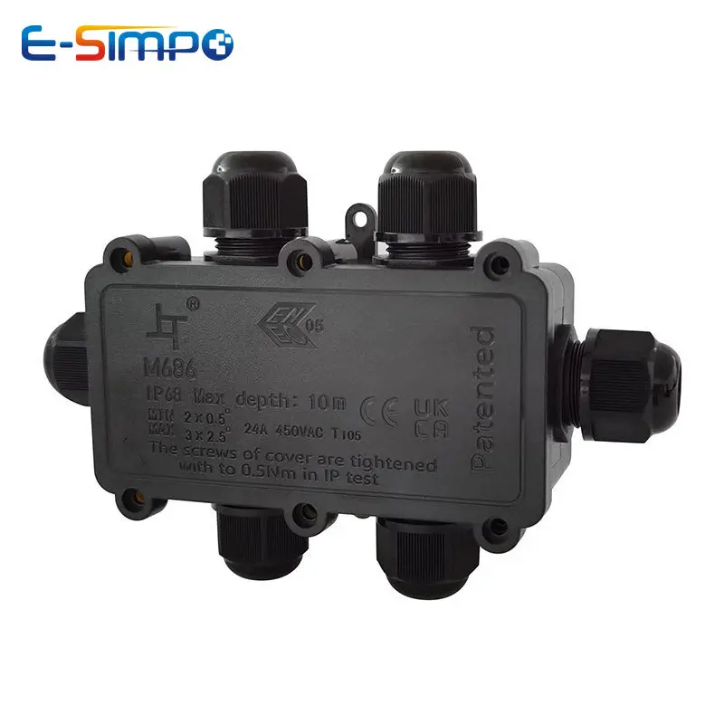 6Way 1IN5Out IP68 Underwater P - Outdoor Lighting Wire Connectors review and price