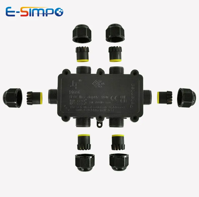 6Way 1IN5Out IP68 Underwater P - Outdoor Lighting Wire Connectors review and price