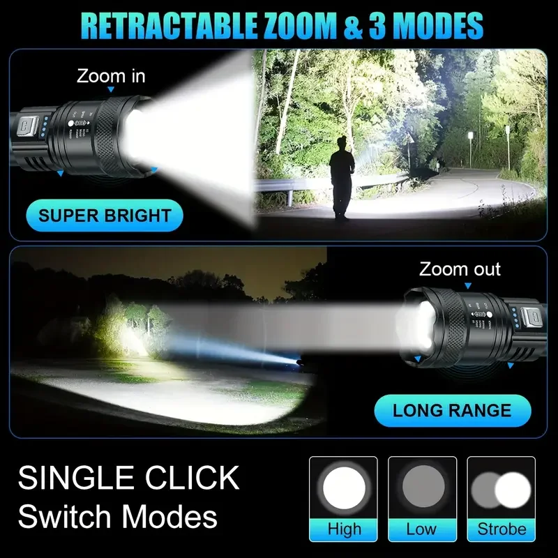 Tactical LED Flashlight 2000LM - Outdoor Lighting Bollards review and price