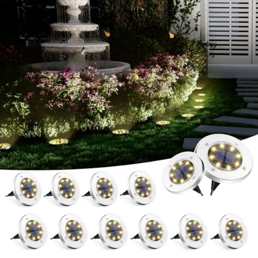 Solar Ground Lights Solar Ligh - Outdoor Lighting Garden review and price